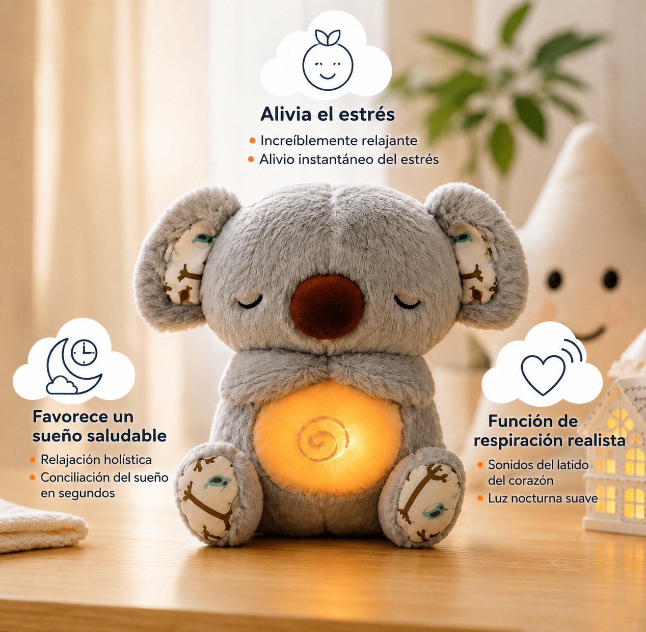 Koala Respira™ — Antiestrés y Ayuda para Dormir